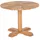SonnenPartner Solis Gartentisch Ø 100 x 100 cm Old Teak