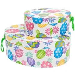 Idena Ostereier Geschenkboxen-Set bunt