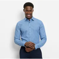 Olymp Langarmhemd Blau 39