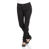 CROSS JEANS ® Cross Jeans Damen Slim Anya Jeanshose, Schwarz (Black 155), 28W / 34L - 28W / 34L