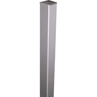 GROJA Zaunpfahl 6 x 6 x 190 cm Grau/Metall