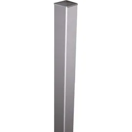 GROJA Zaunpfahl 6 x 6 x 190 cm Grau/Metall