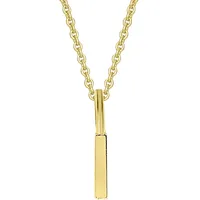 Kettenanhänger ONE ELEMENT "Buchstaben Anhänger aus 333 Gelbgold", gold, Schmuckanhänger, Damen, Buchstabe I im Setmit Halskette, A, Gelbgold 333 Gold, Gelbgold 333, Gold, Kettenanhänger, das perfekte Geburtstagsgeschenk für Frau und Mann