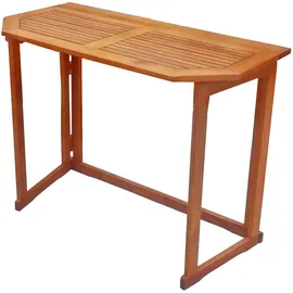 Garden Pleasure Santa Fe Balkontisch 100 x 50 x 75 cm braun
