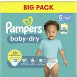 Pampers Pampers® Windeln baby-dryTM BIG PACK Größe Gr.5 (11-16 kg) für Babys und Kleinkinder (4-18 Monate), 60 St.