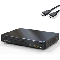 Kompakter Dvd-Player Für TV - HD DVD CD Player Codefree, Mit HDMI (1080P HD Upsc