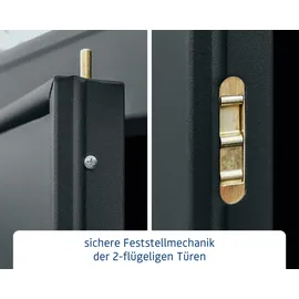 EcoStar Elegant-P Typ 1 2,48 x 1,53 x 2,29 m anthrazitgrau