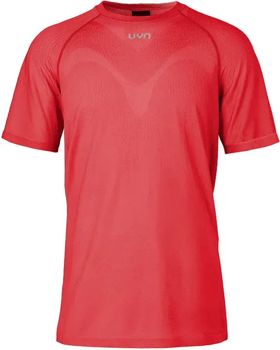 UYN Herrenlaufshirt kurzärmelig Kymra, ultraleichtes Laufshirt für dynamische Einheiten und längere Läufe, rot - rot / S