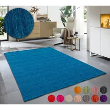 OTTO home Karchau Wollteppich 40 x 60 cm Blau