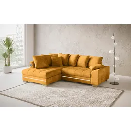 Mr. Couch Ecksofa »Nikita II, L-Form« RGB-LED, Bluetooth-Soundsystem, wahlweise mit Bett, Bettkasten