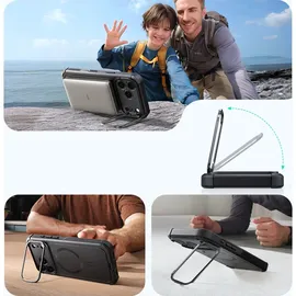 Esr iPhone 17 Pro Kickstand Case schwarz