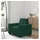 vidaXL Sessel Dunkelgrün Samt 52,5 x 76,5 x 60 cm Grün mit Kissen