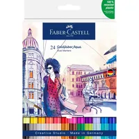 Faber-Castell Tuschestift Dual Marker Goldfaber Aqua 24er Set