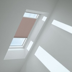 VELUX Plissee Mokka 1276, 134x140 cm (U08), Aluminiumschiene,GGU,Solar,VELUX