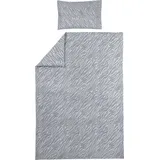 Meyco Zebra Bettbezug 140 x 200 cm Grau