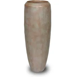 Loft Bodengefäß für hochgewachsene Pflanzen Ø 30 cm, Höhe 80 cm verdigris bronze