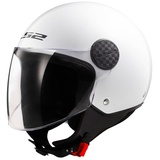 LS2 Sphere II Solid White, XS