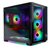 STGsivir Gaming PC, Intel Core i7-11700KF bis zu 5.0 GHz, Nvidia GeForce RTX 3060 Ti 8GB, 32GB DDR4 RAM, 2TB SSD, WLAN 600M, BT 5.0, RGB Lüfter x 6, Windows 11, Gamer PC Computer Desktop