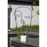Casablanca by Gilde Dekofigur »Skulptur "Visone" Zwinkerauge«, schwarz
