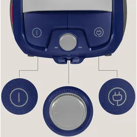 Zeegma Zonder Verre Flow Beutelloser Staubsauger Blau