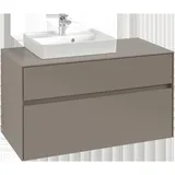 Villeroy & Boch Waschbeckenunterschrank Collaro 100 x 54,8 x 50 cm Marine Blue/Volcano Black