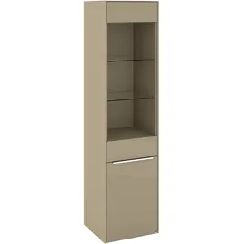 Set One by Musterring Standvitrine Reno 42 x 48 x 185 cm Braun