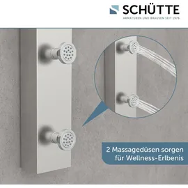 Schütte Duschpaneel SANSIBAR Edelstahl-Optik