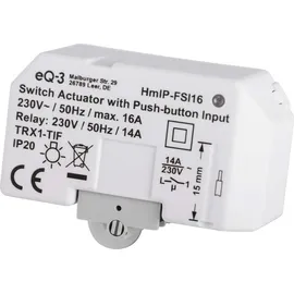 eQ-3 Homematic IP Schaltaktor mit Tastereingang (16 A) - Unterputz