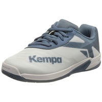 Kempa Wing 2.0 JUNIOR Sneaker, weiß/Steel blau, 30 EU