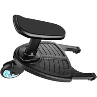 Youyijia Montagezubehör Buggy Board Trittbrett mit Sitz für Kinderwagen Rollbrett blau