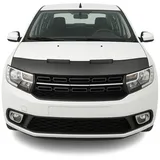 Omac Haubenbra Steinschlagschutz Bonnet Bra kompatibel mit Dacia Logan 2012-2021 Carbon Halb