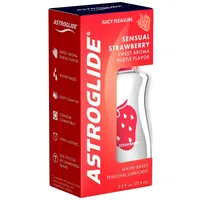 Astroglide *Sensual Strawberry* Aroma-Gleitgel mit Erdbeergeschmack 0,074 l)