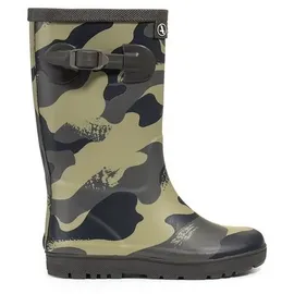 Aigle Woodypop Gummistiefel Camouflage Grün 22