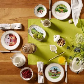 Villeroy & Boch Suppenteller Bauer Design Naif 21 cm mehrfarbig