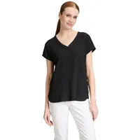 Betty Barclay Basic Shirt mit V-Ausschnitt Schwarz | 42
