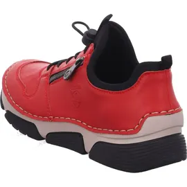 Rieker Slip-On Sneaker, mit Gummizug und Schnellverschluss rot