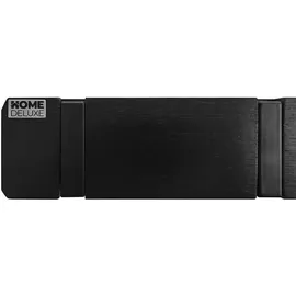 Home Deluxe Garderobenleiste HOOK 82 x 5,5 x 2 cm Schwarz