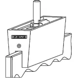 GEZE Glasklemmplatte EV1 b.140kg