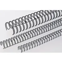 RENZ Ring Wire Drahtkamm-Bindeelemente in 3:1 Teilung, 34 Schlaufen,
