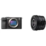 Sony Alpha 7C II | Spiegellose Vollformatkamera mit SEL24F28G (kompakt, 33 MP, Echtzeit-Autofokus, 10 BPS, 4K Video, neigbarer LCD-Touchscreen) Schwarz