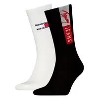 Tommy Hilfiger Socken (2-Paar) mit markanter Stickerei schwarz 39-42