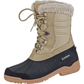Spirale Winterstiefel Tina beige beige/schwarz 38