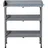 Outsunny Pflanztisch 76 x 37 x 89 cm grau