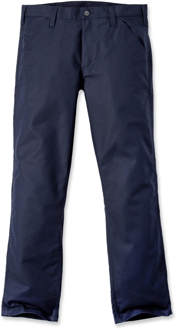 Carhartt Rugged Stretch Canvas Broek, blauw, 40 Voorman