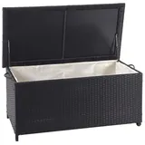 MCW Poly-Rattan Kissenbox MCW-D88 51 x 100 x 50 cm 1-tlg. schwarz