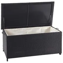 MCW Poly-Rattan Kissenbox MCW-D88 51 x 100 x 50 cm 1-tlg. schwarz