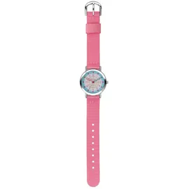JACQUES FAREL KOP04 0 mm Textilgehäuse rosa Textilarmband rosa