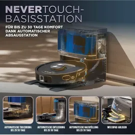 Shark PowerDetect NeverTouch Pro RV2800YEEU Schwarz