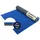 Primaflor Kunstrasen SPRING - Blau, - 2,00m x 1,00m,