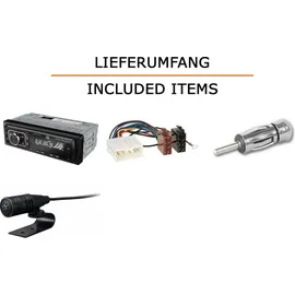 JUST SOUND best choice for caraudio Autoradio Einbaupaket JBL Celebrity 150 passend für Mitsubishi Carisma DA2A | Bluetooth USB